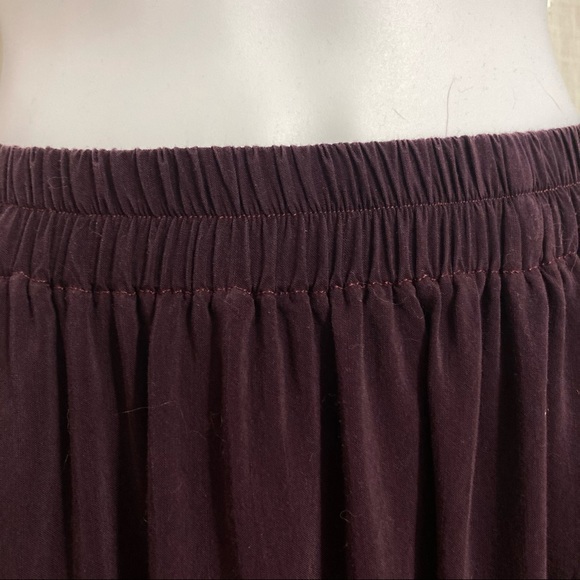 Carole Little Purple Rayon Skirt - Picture 4 of 11